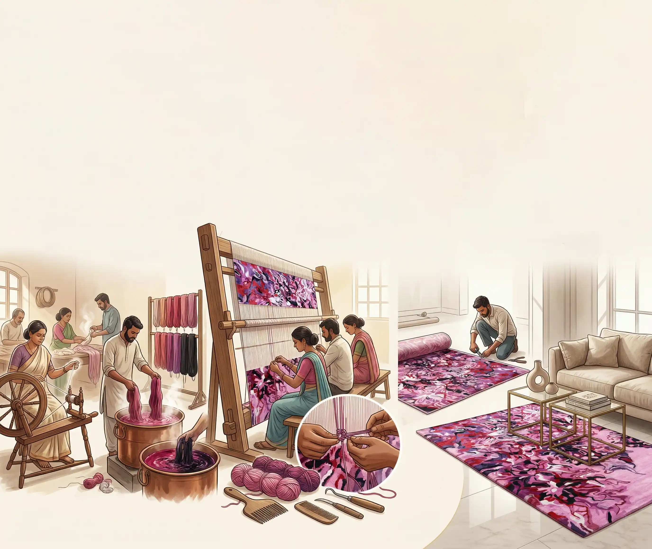 Luxury carpet background